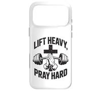 Carcasa para iPhone 17 Pro MAX Lift Heavy Pray Hard - Gimnasio de Entrenamiento Cristiano