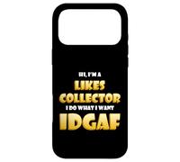 Carcasa para iPhone 17 Pro MAX Likes Collector Idgaf Meme Social Media Marketing Influencer
