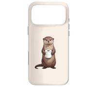 Carcasa para iPhone 17 Pro MAX Linda Nutria sosteniendo Papel higiénico Divertido Humor de baño