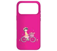 Carcasa para iPhone 17 Pro MAX Linda París Bicicleta Chica Torre Eiffel Estética Estilo
