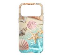 Carcasa para iPhone 17 Pro MAX Linda Playa estética océano Concha Costera Verano mar Tema