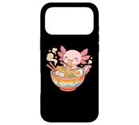 Carcasa para iPhone 17 Pro MAX Lindo Axolotl Come Fideos Ramen, gráfico Kawaii de Axolotl
