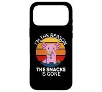 Carcasa para iPhone 17 Pro MAX Lindo Axolotl Vintage: Soy la razón por la Que se Acabaron los bocadillos