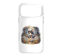 Carcasa para iPhone 17 Pro MAX Lindo Conejo Bruja Halloween Espeluznante Bosque Fantasmas