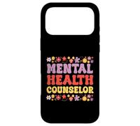 Carcasa para iPhone 17 Pro MAX Lindo Consejero de Salud Mental Vestido Floral Terapeuta de ansiedad