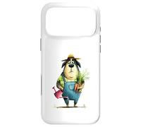 Carcasa para iPhone 17 Pro MAX Lindo Jardinero para Perros con regadera de Zanahorias
