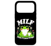 Carcasa para iPhone 17 Pro MAX Lindo Milf Hombre Amo Ranas Rana Divertido Anfibio Papá Broma