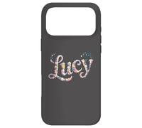 Carcasa para iPhone 17 Pro MAX Lindo Nombre Lucy Personalizado niña mamá Traje de Etiqueta de Nombre