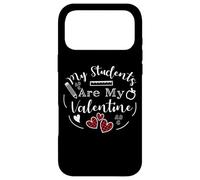 Carcasa para iPhone 17 Pro MAX Lindo Profesor, mis Alumnos me robaron el corazón, Amor, Cita de San Valentín