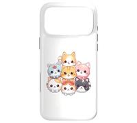Carcasa para iPhone 17 Pro MAX Lindo y Adorable Pijama de Gatito para niños Que aman a los Gatos
