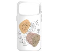 Carcasa para iPhone 17 Pro MAX Line Art Portuguese Water Dog Minimalist