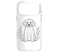 Carcasa para iPhone 17 Pro MAX Line Art Portuguese Water Dog Minimalist Portie