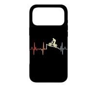 Carcasa para iPhone 17 Pro MAX Línea Heartline Mountain Bike Ciclista Pulse