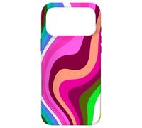 Carcasa para iPhone 17 Pro MAX Liquid Swirl Retro 60s 70s Aesthetic Indie Hippie Funky
