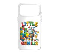 Carcasa para iPhone 17 Pro MAX Little Genius Robot Puzzle Builder, diseño Infantil