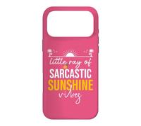 Carcasa para iPhone 17 Pro MAX Little Ray of Sarcastic Sunshine Hello Summer Vibes Beach