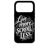Carcasa para iPhone 17 Pro MAX Live More Scroll Less