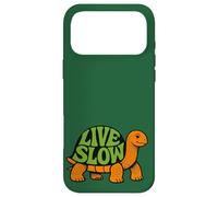 Carcasa para iPhone 17 Pro MAX Live Slow Turtle Life Naturaleza Vibes Retro Calma Estética