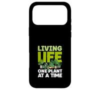 Carcasa para iPhone 17 Pro MAX Living Life One Plant Jardinero Amante de Las Plantas de jardín