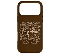 Carcasa para iPhone 17 Pro MAX Living My Dog Mom Era, Funny Doodle Graphic Woman