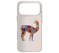 Carcasa para iPhone 17 Pro MAX Llama Alpaca Floral Flores Coloridas Perú Recuerdo Peruano