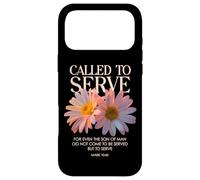Carcasa para iPhone 17 Pro MAX Llamado a Servir Flores cristianas con versículos bíblicos Florales