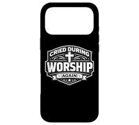 Carcasa para iPhone 17 Pro MAX Lloró Durante la adoración Otra Vez Christian Jesucristo Dios Iglesia