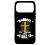 Carcasa para iPhone 17 Pro MAX Lo Normal no va a regresar Jesús es Cristiano Domingo de Pascua