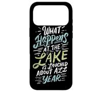 Carcasa para iPhone 17 Pro MAX Lo Que Sucede en el Lago se ríe Todo el año Lake Bum