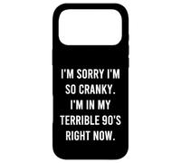 Carcasa para iPhone 17 Pro MAX Lo Siento, Estoy de Mal Humor, Estoy en mis terribles años