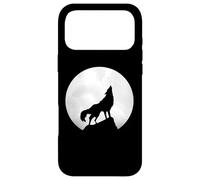 Carcasa para iPhone 17 Pro MAX Lobo Aullando en Luna Luz Lobo Solitario