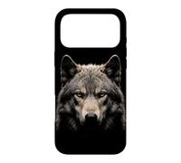Carcasa para iPhone 17 Pro MAX Lobo Dire Cara Luz De Luna Bosque Fauna Silvestre Naturaleza