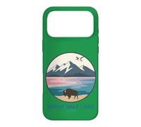 Carcasa para iPhone 17 Pro MAX Logotipo de Bolsillo de Bisonte de The Great Salt Lake Trail Utah