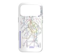 Carcasa para iPhone 17 Pro MAX Londres Reino Unido Metro Train Railway - Souvenir Ruta Mapa Europa