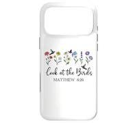 Carcasa para iPhone 17 Pro MAX Look at The Birds Air Scripture Matthew 6:26 Bible Verse God