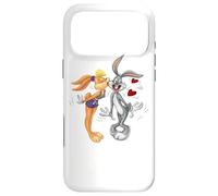 Carcasa para iPhone 17 Pro MAX Looney Tunes Bugs and Lola Kiss Valentine's Day