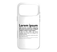 Carcasa para iPhone 17 Pro MAX Lorem Ipsum | Frases en latín, Diseño Gráfico, Edición de Textos