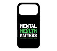 Carcasa para iPhone 17 Pro MAX Los Asuntos de Salud Mental no juzguen la Conciencia de la Cinta Verde