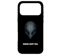 Carcasa para iPhone 17 Pro MAX Los Humanos Divertidos Extraterrestres no Son un Verdadero OVNI Sarcástico Conspiración Broma
