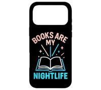 Carcasa para iPhone 17 Pro MAX Los Libros Son mi Vida Nocturna Lectura Divertida Humor