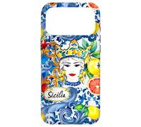 Carcasa para iPhone 17 Pro MAX Los moros sicilianos Italianos Cabeza Verano limón Arte