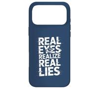 Carcasa para iPhone 17 Pro MAX Los Ojos Reales se Dan Cuenta de mentiras Reales