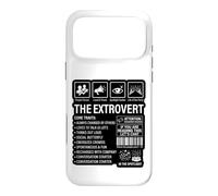 Carcasa para iPhone 17 Pro MAX Los rasgos centrales extrovertidos Mariposa Social extrovertida Divertida