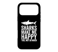 Carcasa para iPhone 17 Pro MAX Los Tiburones me Hacen Feliz, no Tan Gracioso Amante de los Tiburones