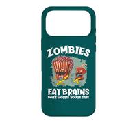 Carcasa para iPhone 17 Pro MAX Los Zom omen Cerebros no se preocupan sarcástico Zombie Halloween