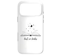 Carcasa para iPhone 17 Pro MAX Lost in Books Luna Estrellas Lectura Diseño Estético