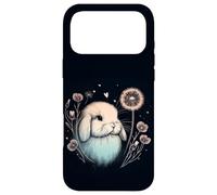 Carcasa para iPhone 17 Pro MAX Love Holland Lop Conejito de Acuarela Floral Diente de león