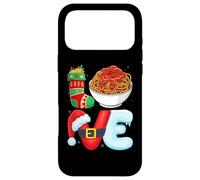 Carcasa para iPhone 17 Pro MAX Love Spaghetti Pasta Xmas Holiday Italian Food Christmas