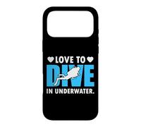 Carcasa para iPhone 17 Pro MAX Love To Dive In Underwater Funny Scuba Diver Diving