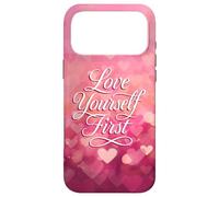 Carcasa para iPhone 17 Pro MAX Love Yourself First Self Love Pink Heart
